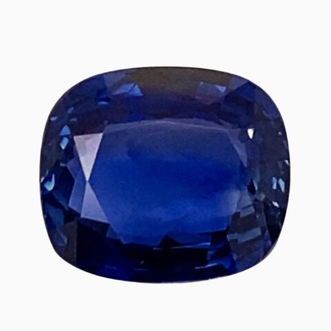 Natural blue sapphire gemstone