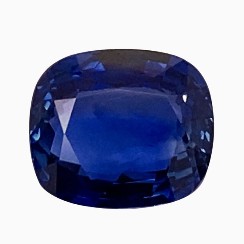 Natural blue sapphire gemstone