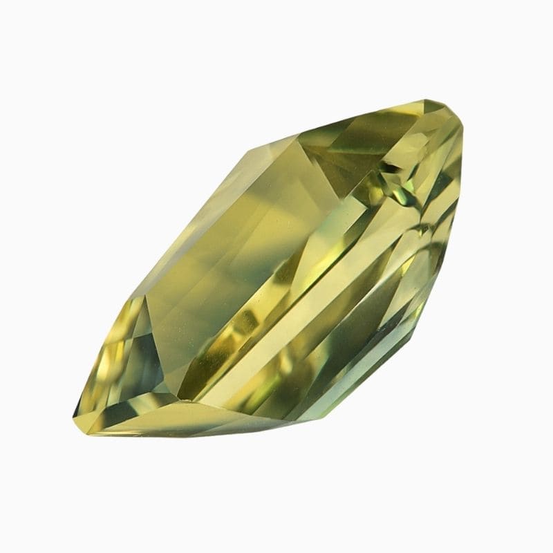 blue and yellow sapphire gemstone