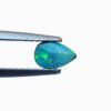 Natural black boulder opal gemstone