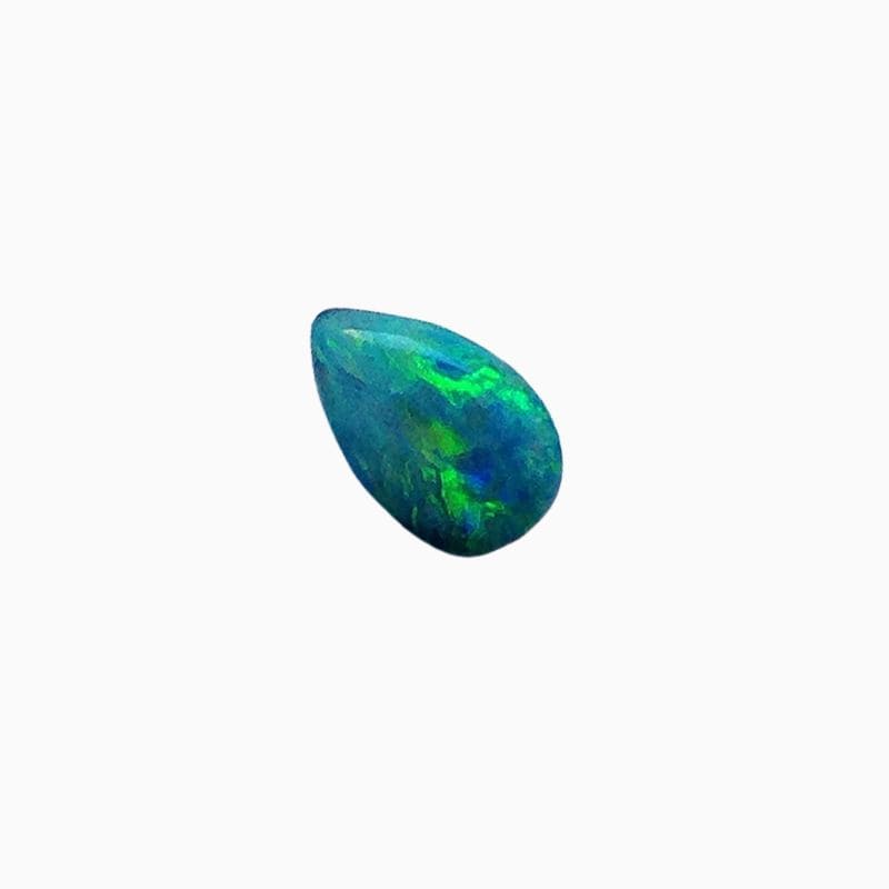 Natural black boulder opal gemstone