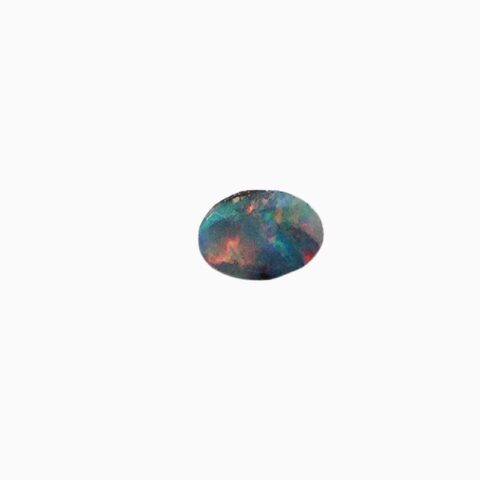 Natural black boulder opal gemstone