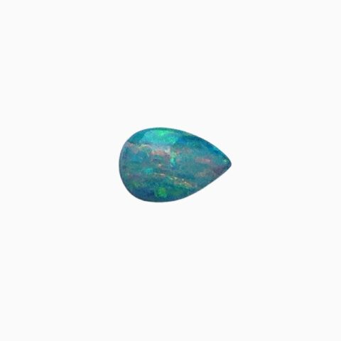 Natural black boulder opal gemstone