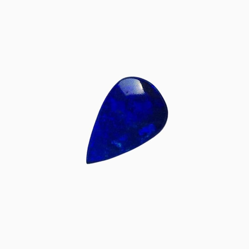 Natural black boulder opal gemstone