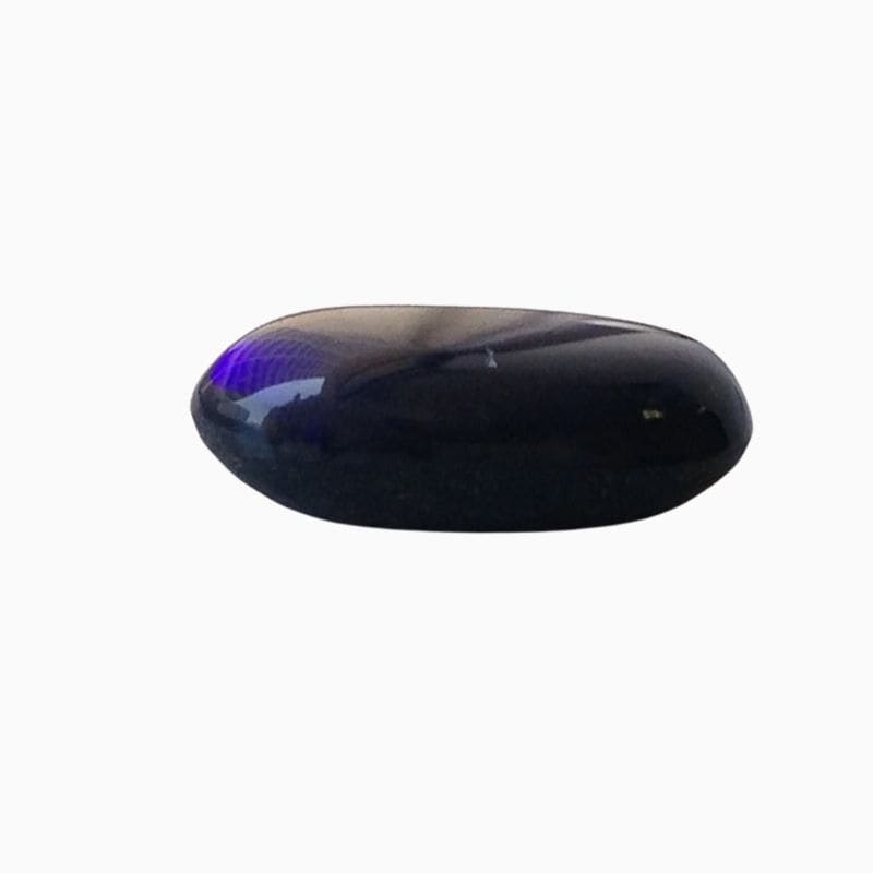 black boulder opal gemstone