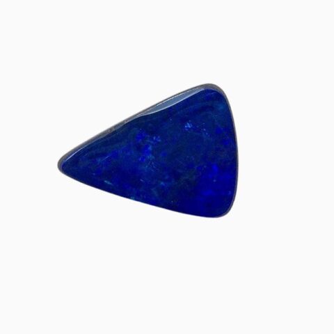Natural black boulder opal gemstone