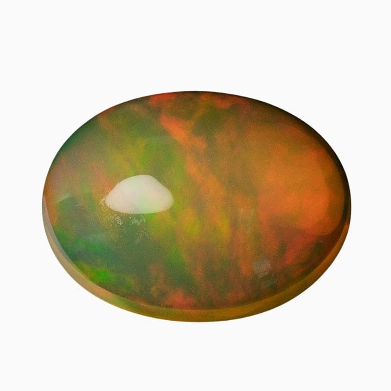 Natural Brazilian opal gemstone