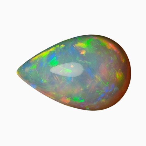Natural Brazilian opal gemstone