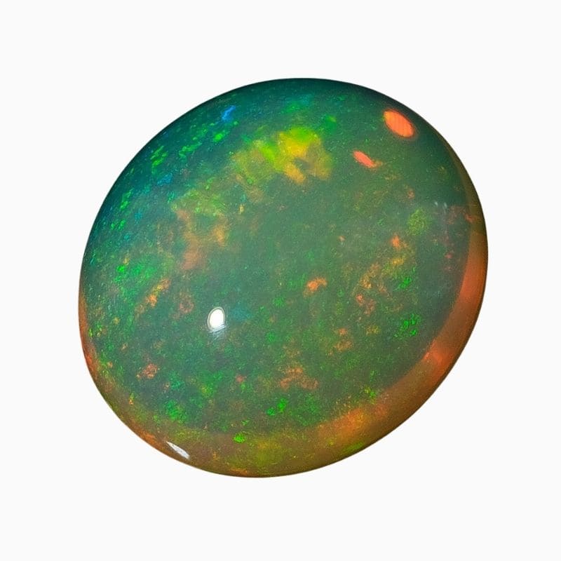 Natural Brazilian opal gemstone