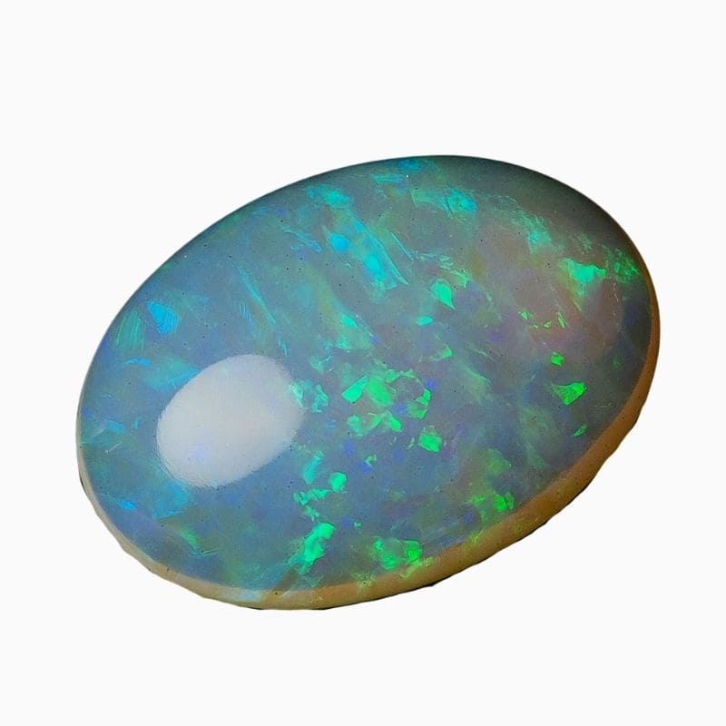 Natural Brazilian opal gemstone