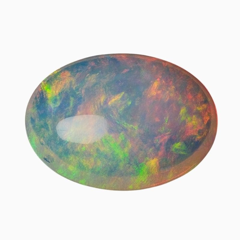 Natural Brazilian opal gemstone
