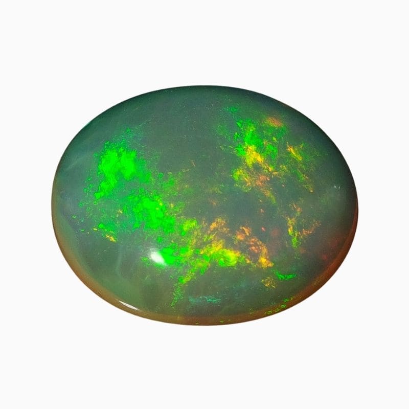 Natural Brazilian opal gemstone