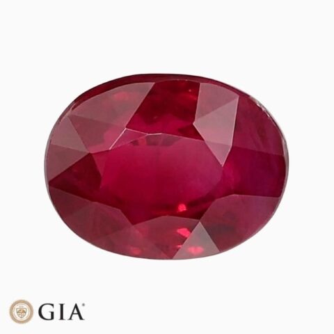 Natural pigeon's blood burma ruby