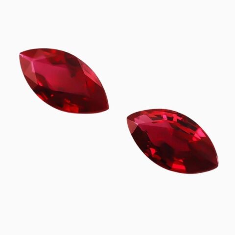 Natural burma ruby matching pair gemstone
