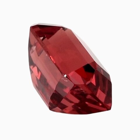 Natural red spinel gemstone