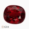 Natural orangy red spinel gemstone
