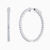 Classic Lab Grown Diamond Hoop Earrings in 14K gold