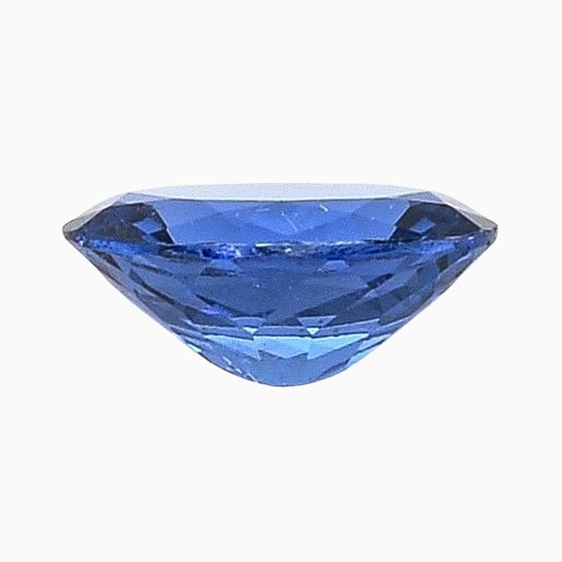 Natural cobalt blue spinel gemstone