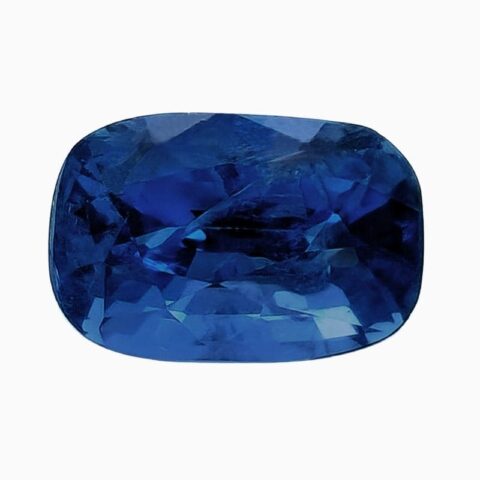 Natural cobalt blue spinel gemstone