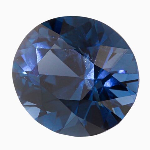 Natural cobalt blue spinel gemstone