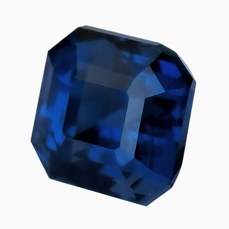 Natural cobalt blue spinel gemstone