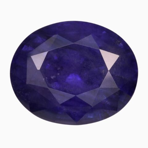 Natural color change sapphire gemstone