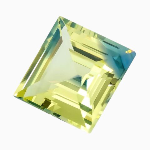 Natural fancy sapphire gemstone