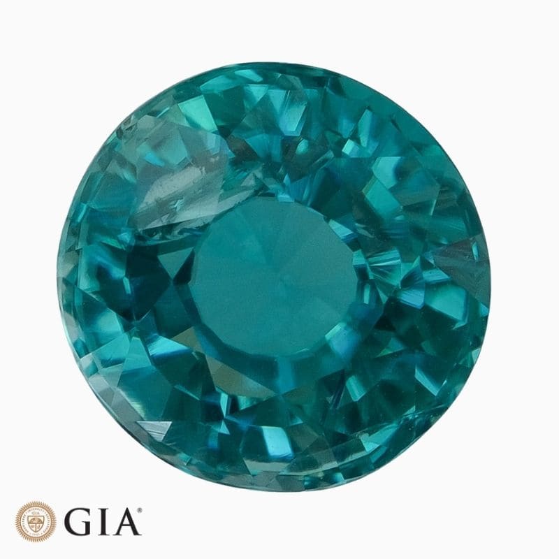 Natural grandidierite gemstone