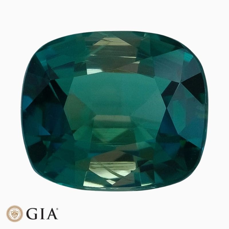 Natural grandidierite gemstone