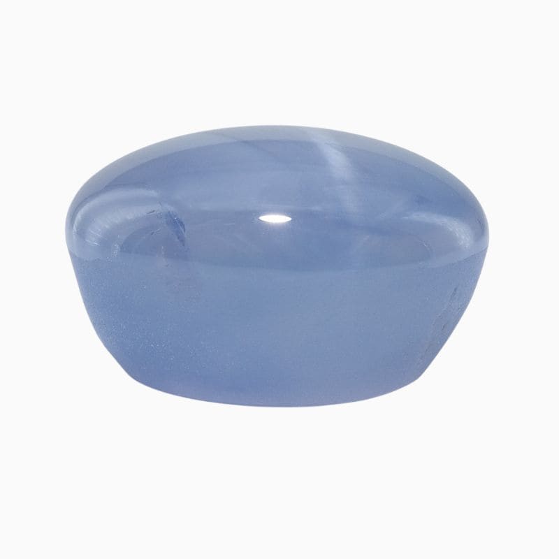 Natural gray blue star sapphire gemstone