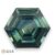 Natural unheated green-blue sapphire