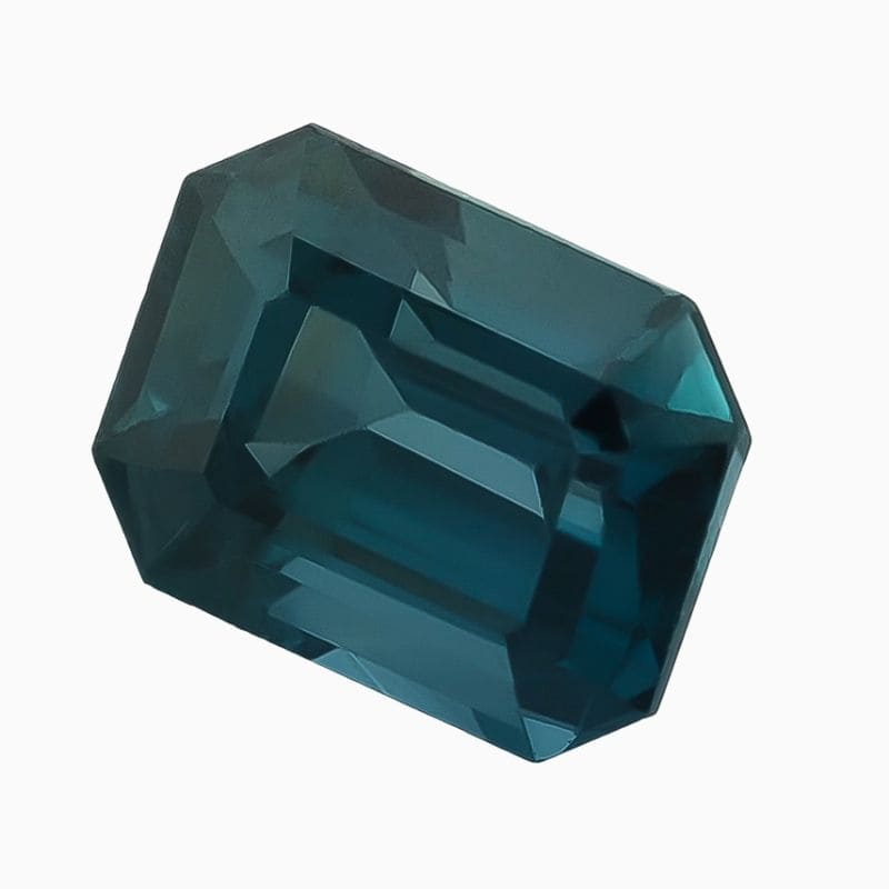 Natural green-blue sapphire