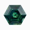 Natural green-blue sapphire