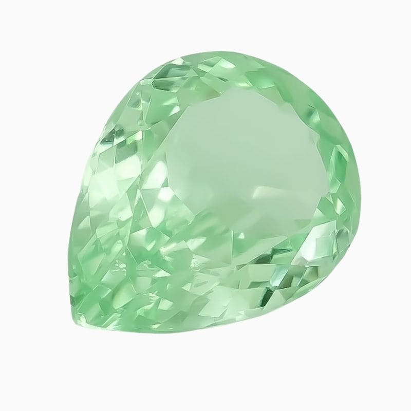 Natural Light Mint Green Grossular Garnet gemstone