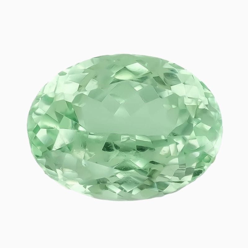 Natural Light Mint Green Grossular Garnet gemstone