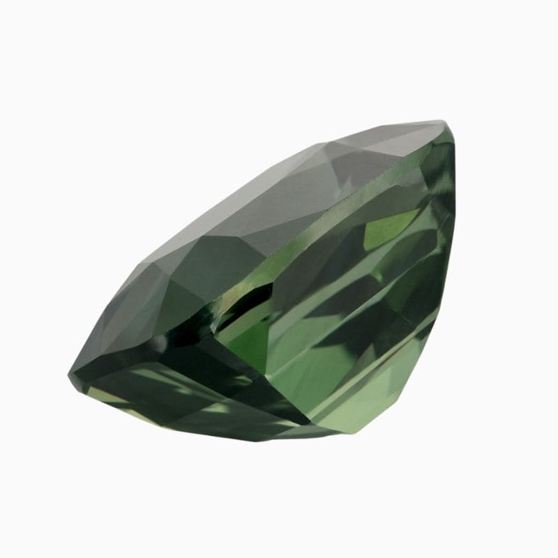 unheated green sapphire gemstone