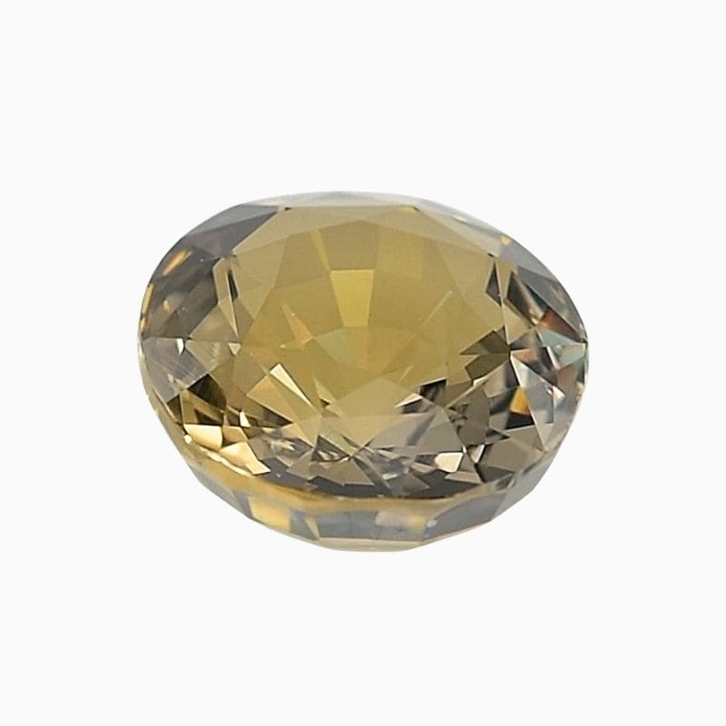Natural green sapphire gemstone