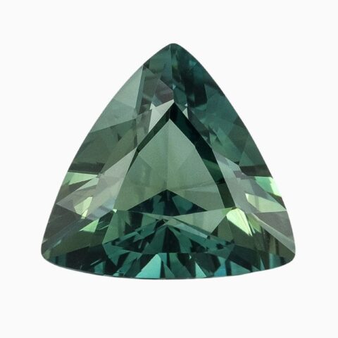 Natural unheated green-yellow-blue sapphire