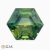 Natural unheated green-yellow-blue sapphire