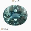 Natural greenish blue sapphire
