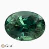 Natural unheated greenish blue sapphire