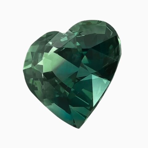 Natural unheated greenish blue sapphire
