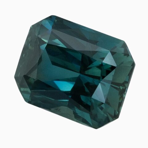 Natural unheated greenish blue sapphire