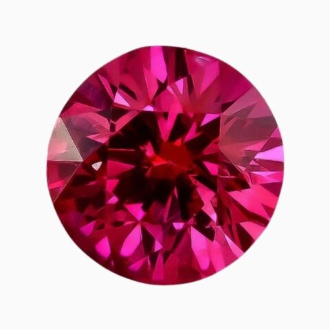 Natural hot pink sapphire gemstone