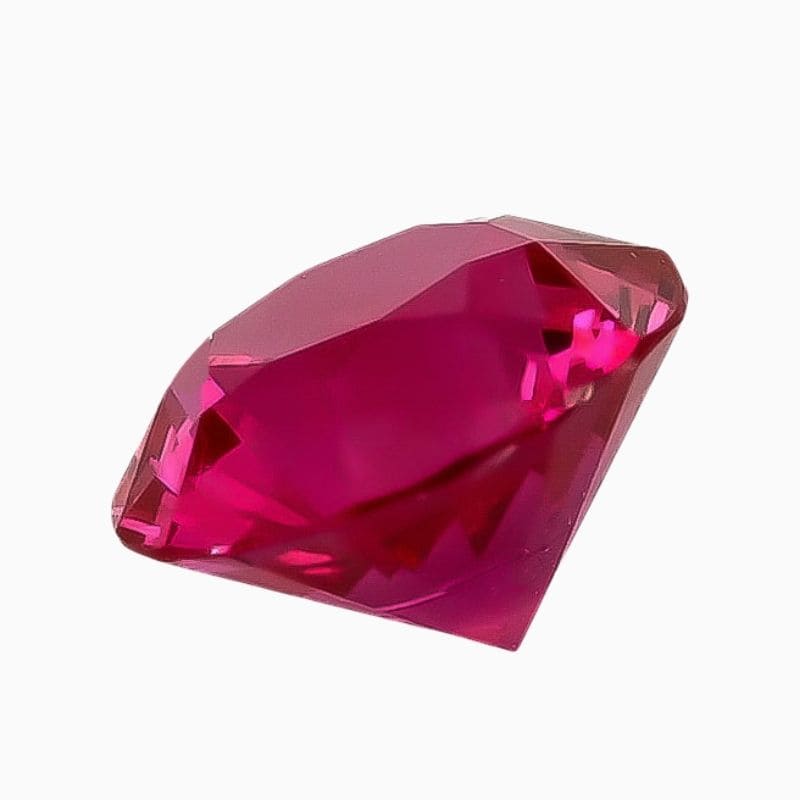 Natural hot pink sapphire gemstone