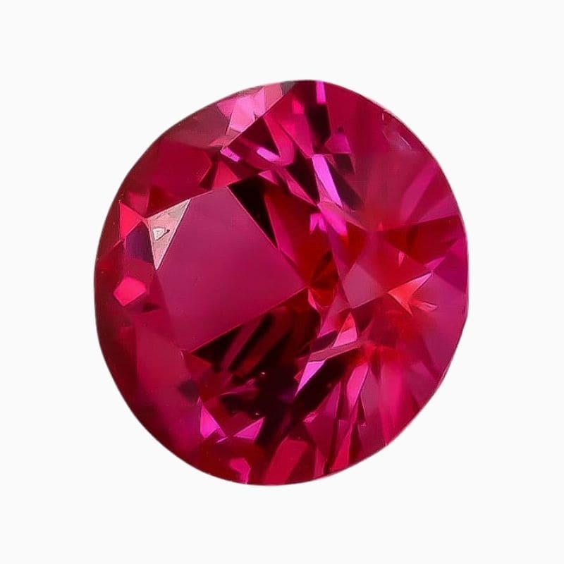 Natural hot pink sapphire gemstone