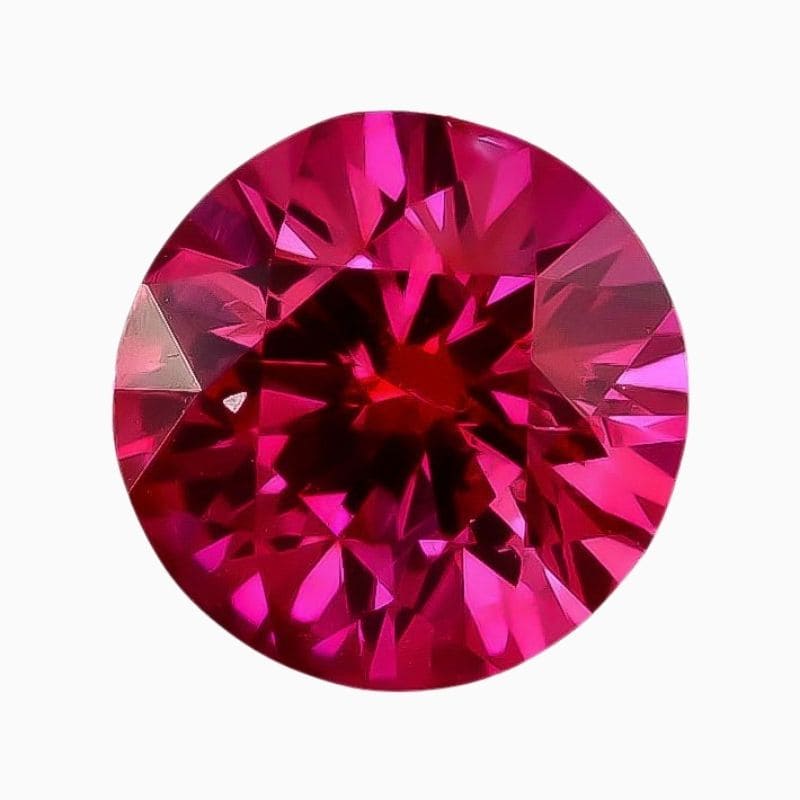 Natural hot pink sapphire gemstone