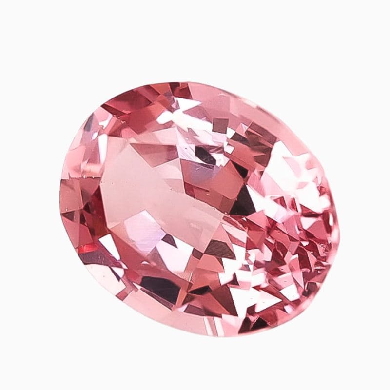 Natural pink imperial topaz gemstone