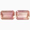 Natural imperial topaz matching pair