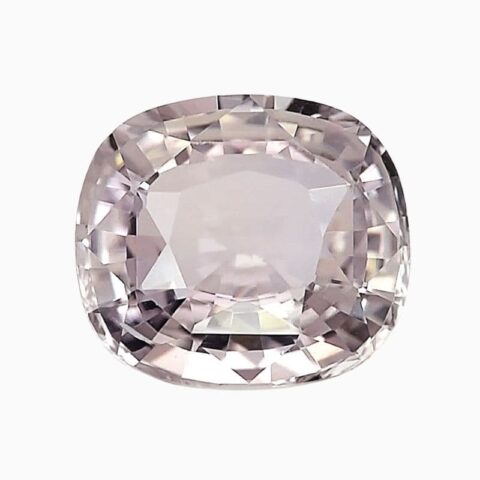 Natural light purple sapphire gemstone
